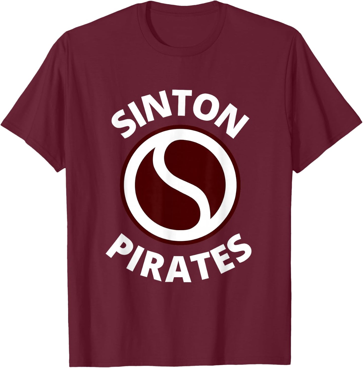 Sinton Pirates Texas Team Pride T-Shirt - T-Shirt | Maroon
