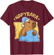 Cute Nap Capybara Pyjamas - Nappybara T-Shirt - T-Shirt | Maroon