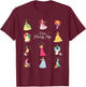 Disney Princess Our Family Trip Vacation Travel Holiday T-Shirt - T-Shirt | Maroon