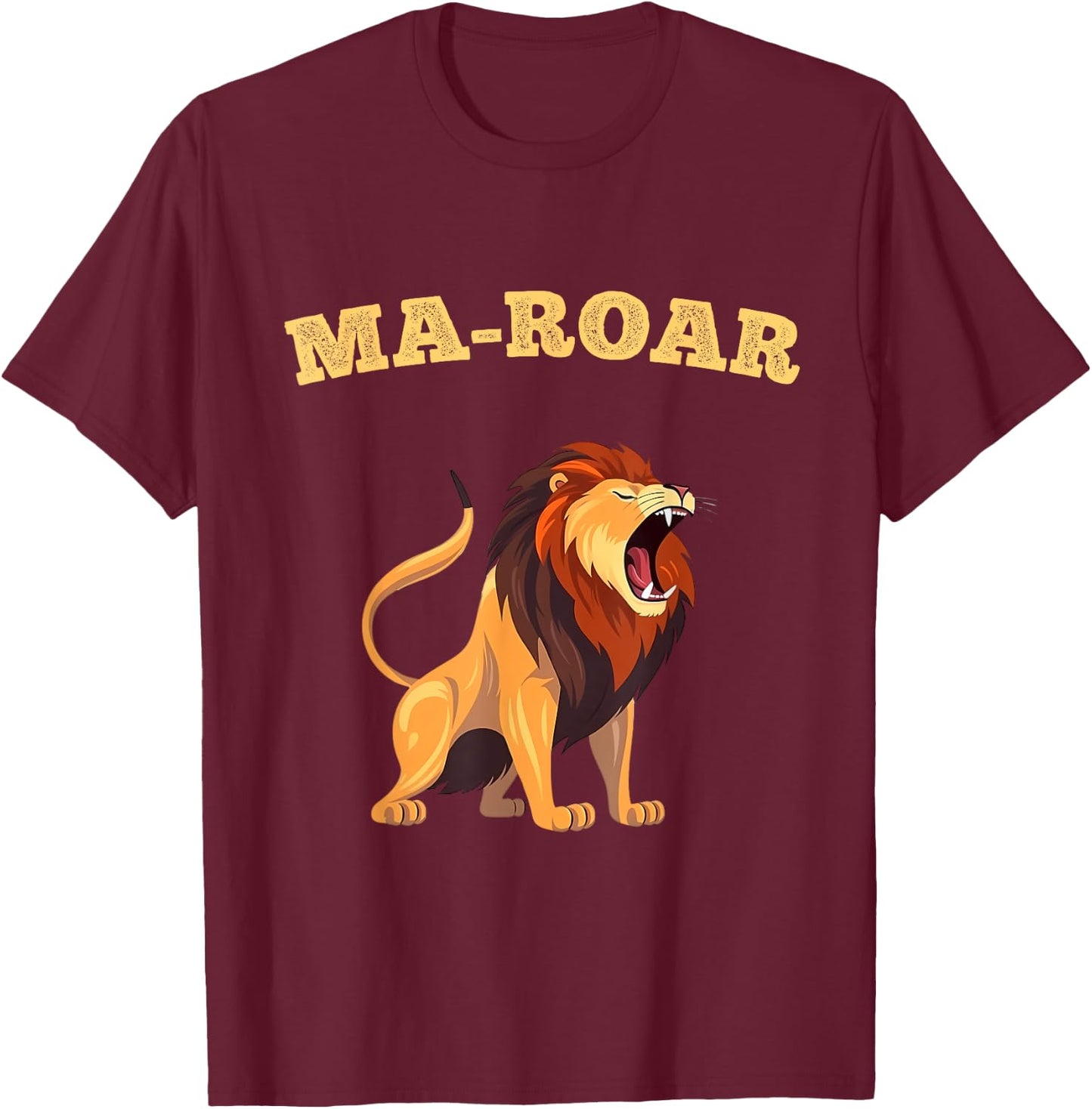 Ma-Roar Passover Jewish Holiday Passover Lion Of Judah Kids T-Shirt - T-Shirt | Maroon