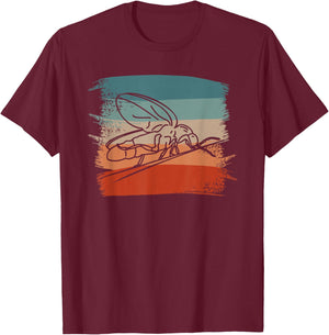 Retro Firefly Firefly T-Shirt - T-Shirt | Maroon