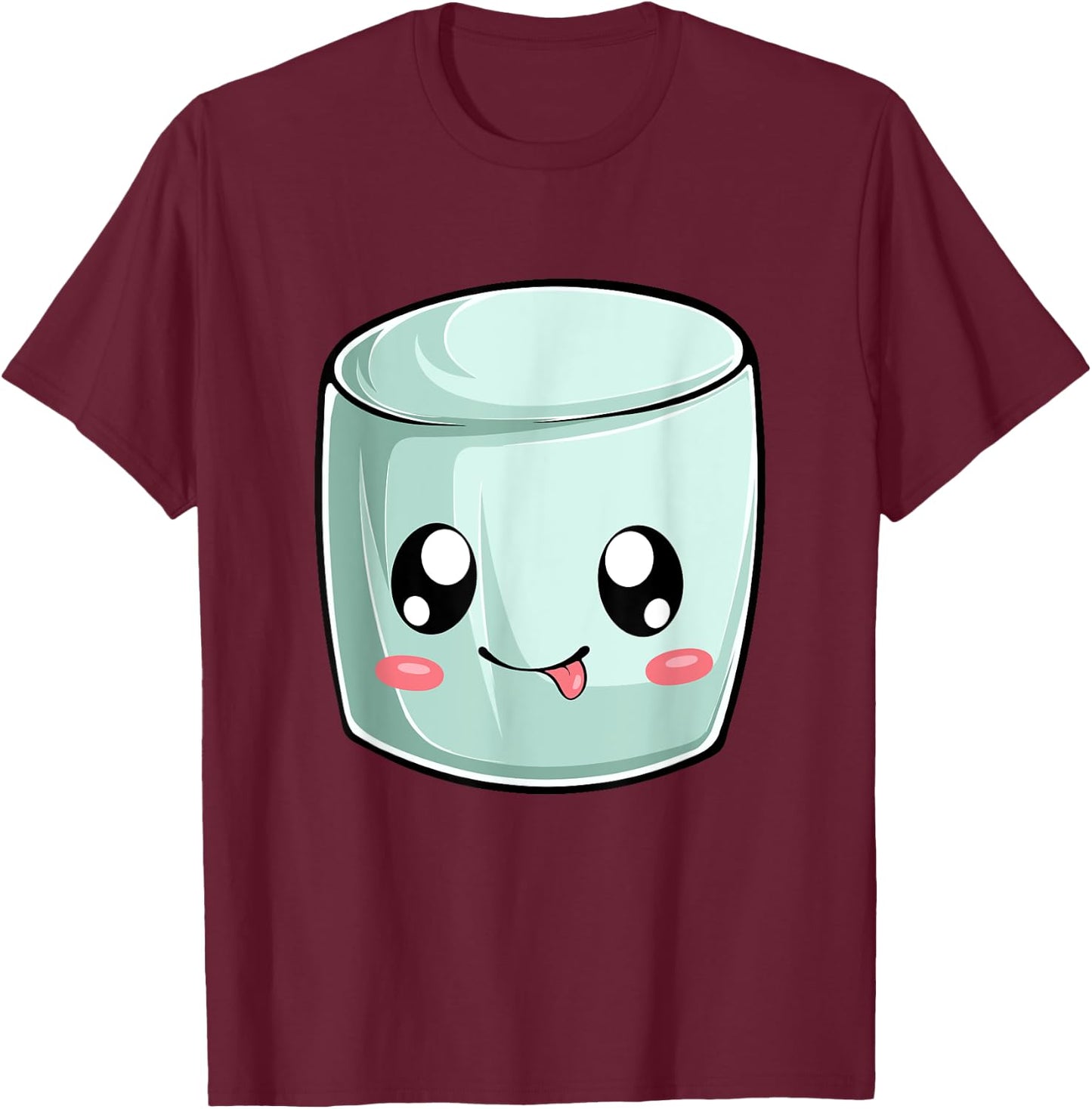 Marshmallow S'mores Halloween Costume Group T-Shirt - T-Shirt | Maroon