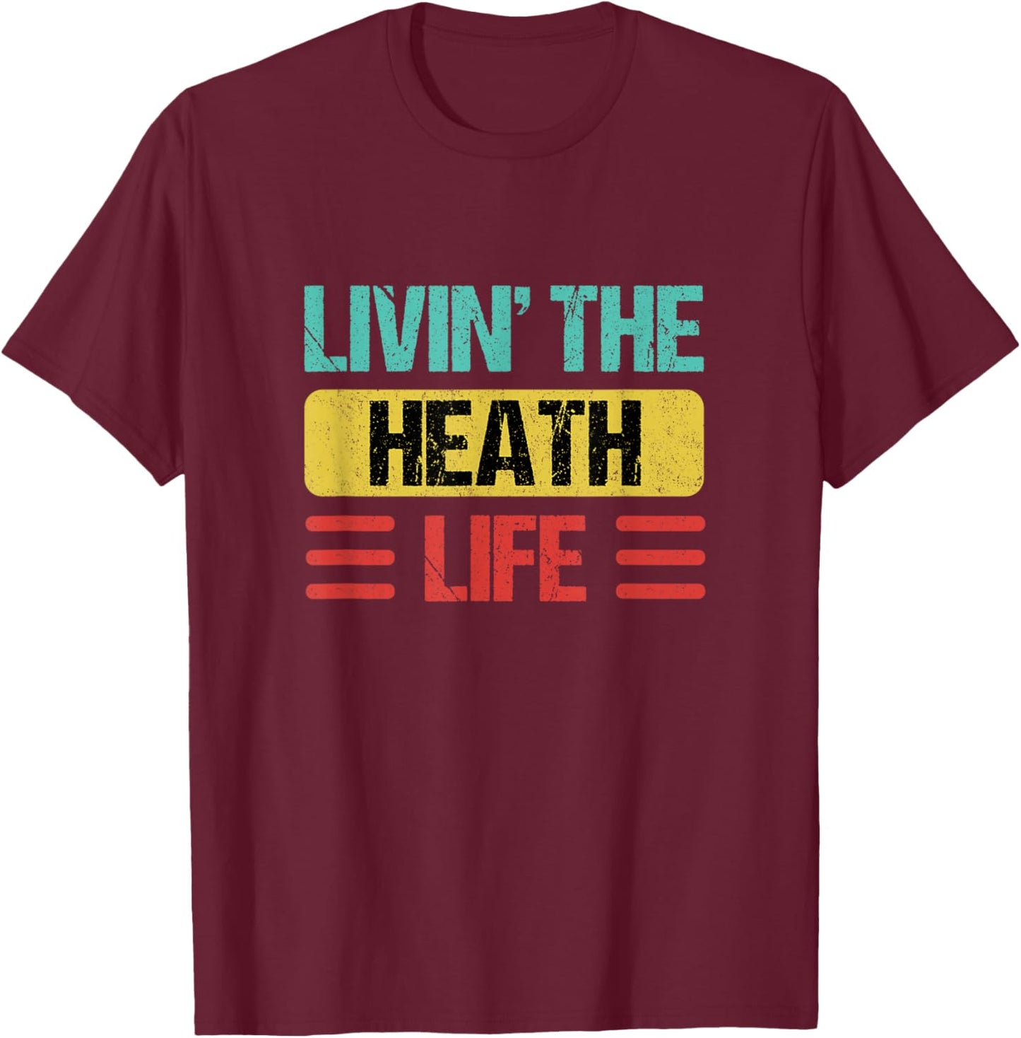 Heath Name T-Shirt - T-Shirt | Maroon