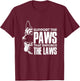 K9 Police Dog Support The Paws That Enforce The Laws T-Shirt - T-Shirt | Maroon
