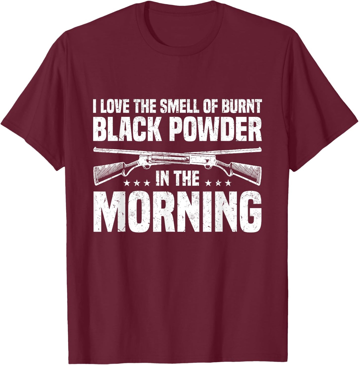 Funny Muzzleloading Flintlock Muzzleloader T-Shirt - T-Shirt | Maroon