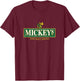 Coors Brewing Company Mickey's Fine Malt Liquor Classic Logo T-Shirt - T-Shirt | Maroon