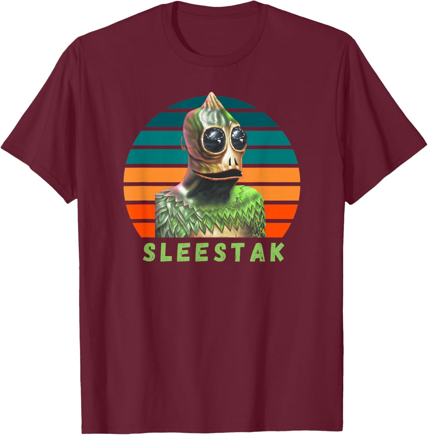 Sleestak, Funny Land of The Lost Shirt, Classic Television T-Shirt - T-Shirt | Maroon
