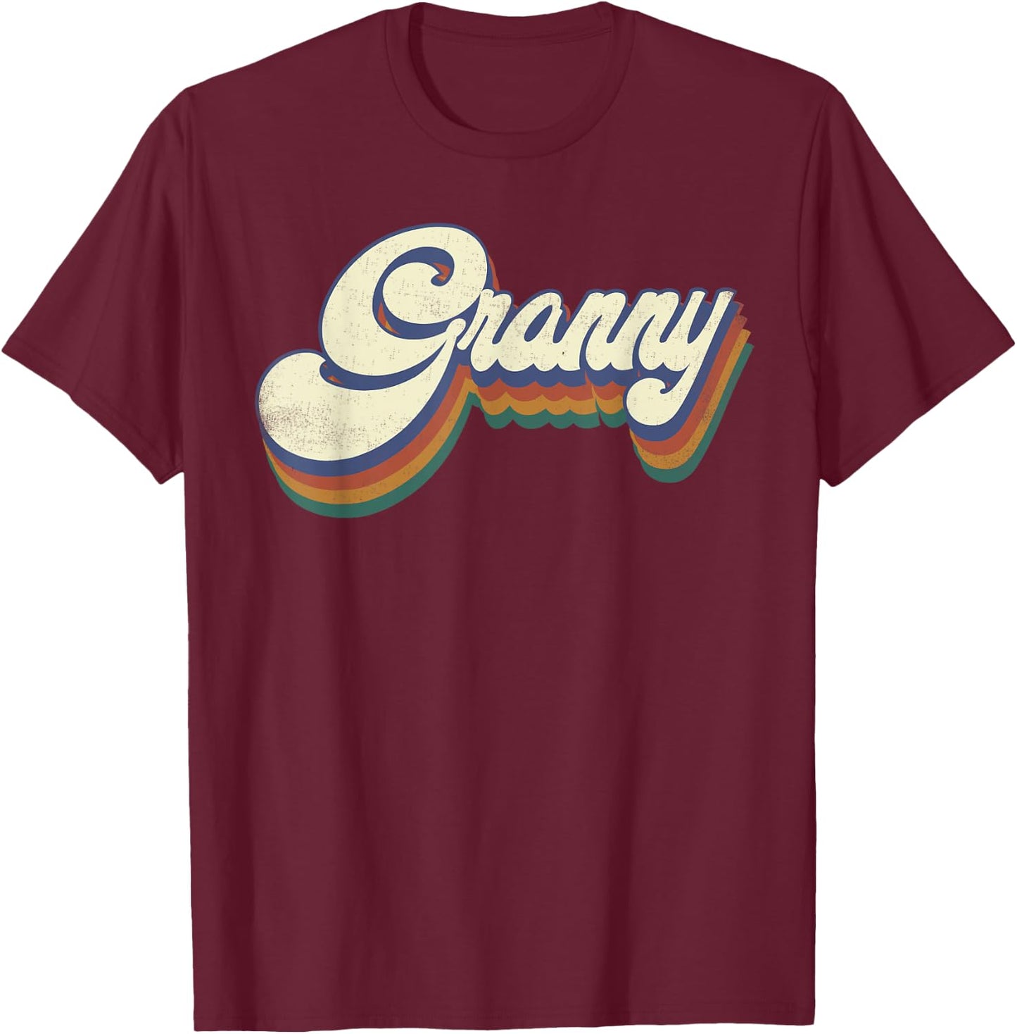 Granny Gifts For Grandma Retro Vintage Mother's Day Granny T-Shirt - T-Shirt | Maroon