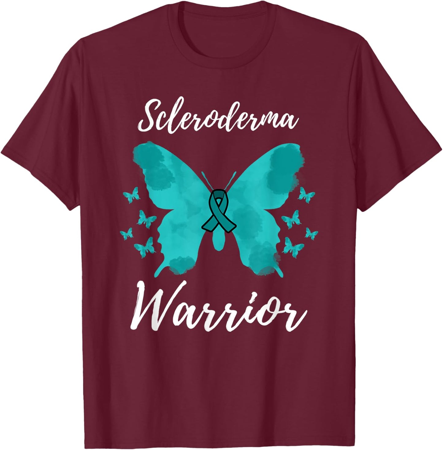 Scleroderma Warrior Scleroderma Awareness T-Shirt - T-Shirt | Maroon