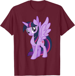 My Little Pony: Friendship is Magic Big Twilight Portrait T-Shirt - T-Shirt | Maroon