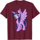 My Little Pony: Friendship is Magic Big Twilight Portrait T-Shirt - T-Shirt | Maroon