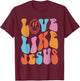 Love Like Jesus Smile Face Aesthetic Trendy Clothing T-Shirt - T-Shirt | Maroon