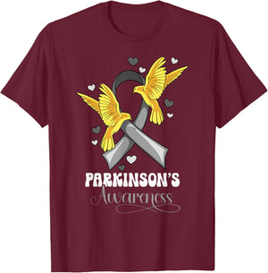 Parkinson's Awareness T-Shirt - T-Shirt | Maroon