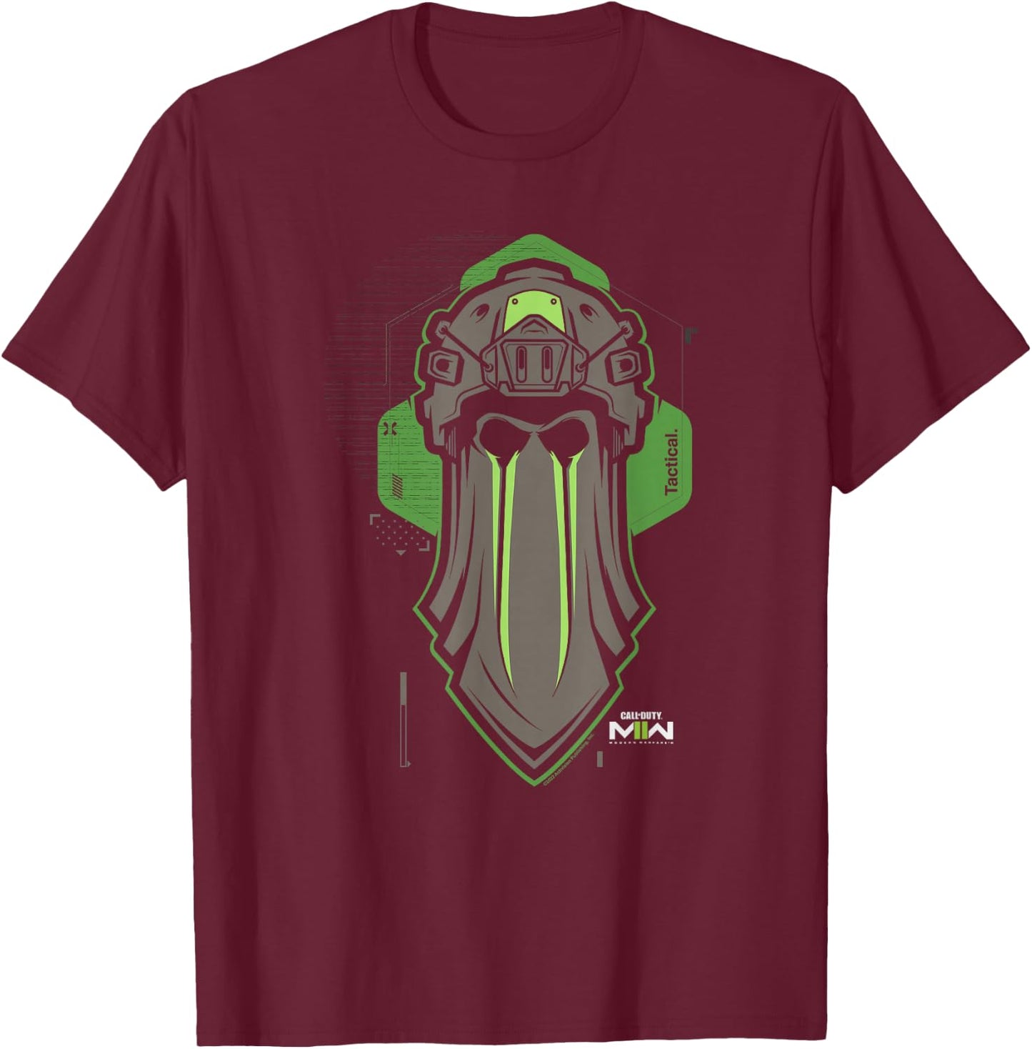 Call of Duty: Modern Warfare 2 König Portrait T-Shirt - T-Shirt | Maroon