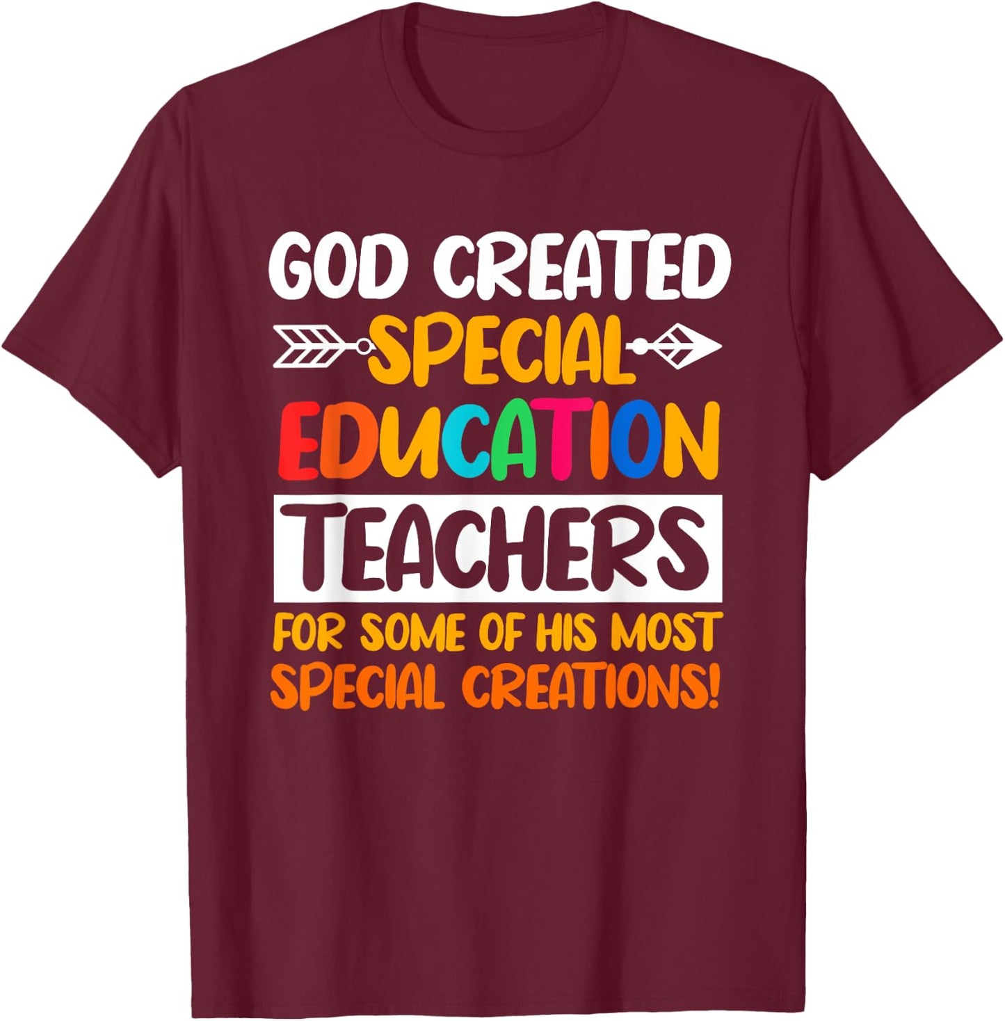 Special Education Teachers SPED Instructor Educator Women Kids T-Shirt - T-Shirt | Maroon