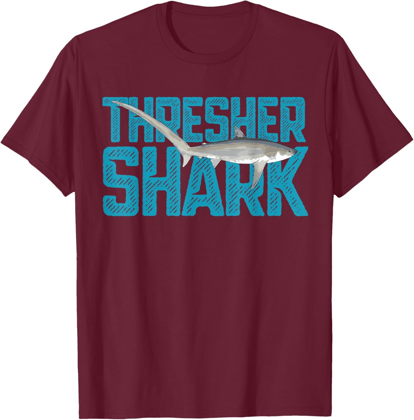 Thresher Shark T-Shirt - T-Shirt | Maroon