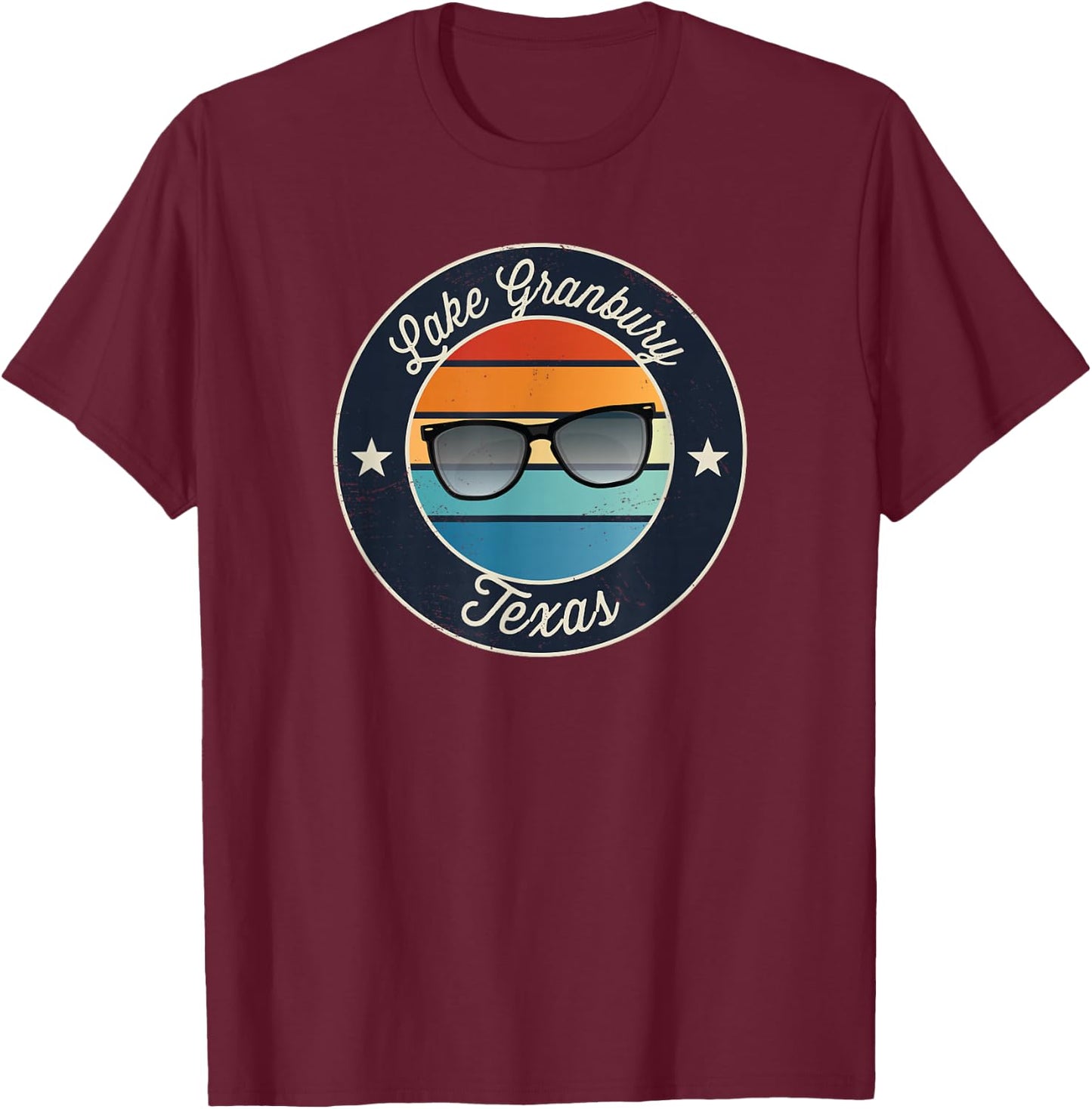 Lake Granbury - Texas Souvenir T-Shirt - T-Shirt | Maroon