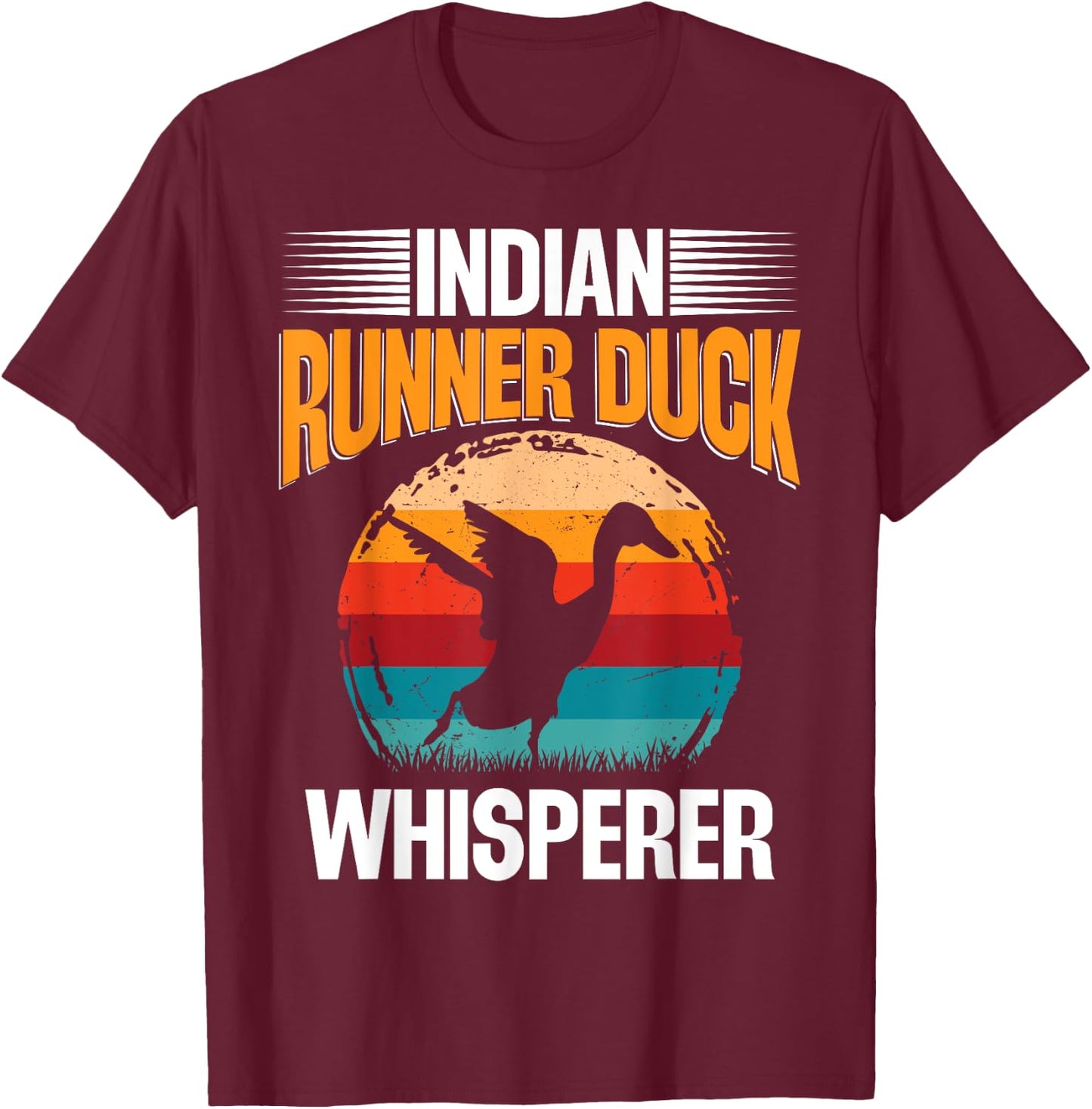 Indian Runner Duck Eggs Duck Owner Indian Runner Duck Toys T-Shirt - T-Shirt | Maroon