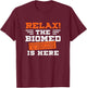 Relax Awesome Biomed Tech Humor For A Biomedical Technician T-Shirt - T-Shirt | Maroon