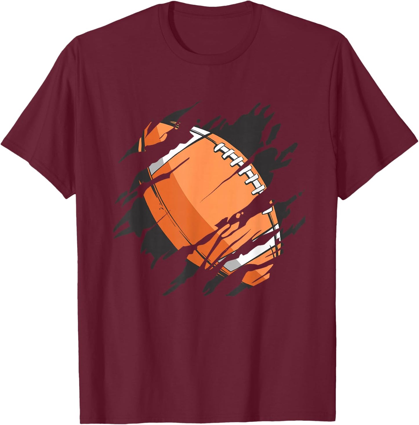 Football Apparel - Football T-Shirt - T-Shirt | Maroon