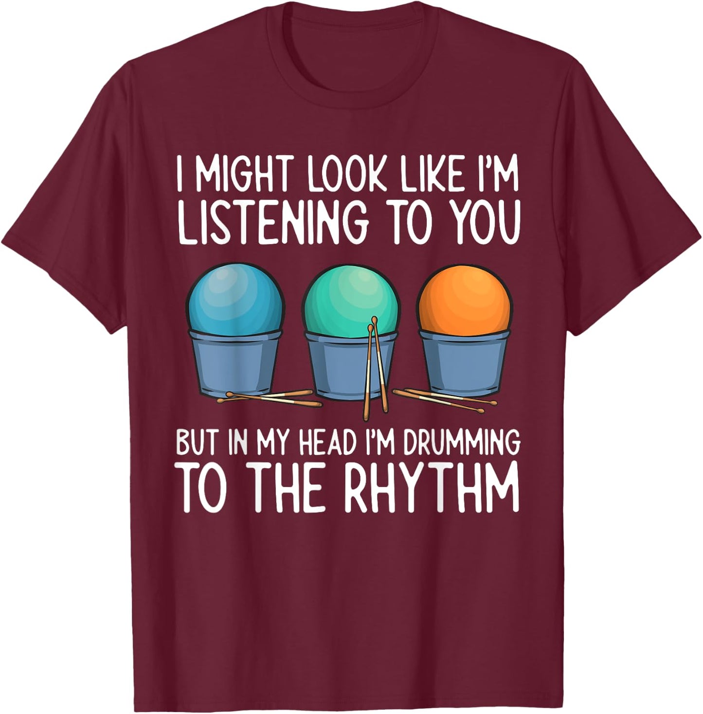 Cardio Drumming Gym Fitness Class Workout T-Shirt - T-Shirt | Maroon