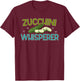 Zucchini Whisperer Funny Veggie Vegetable Farmer Vegetarian T-Shirt - T-Shirt | Maroon