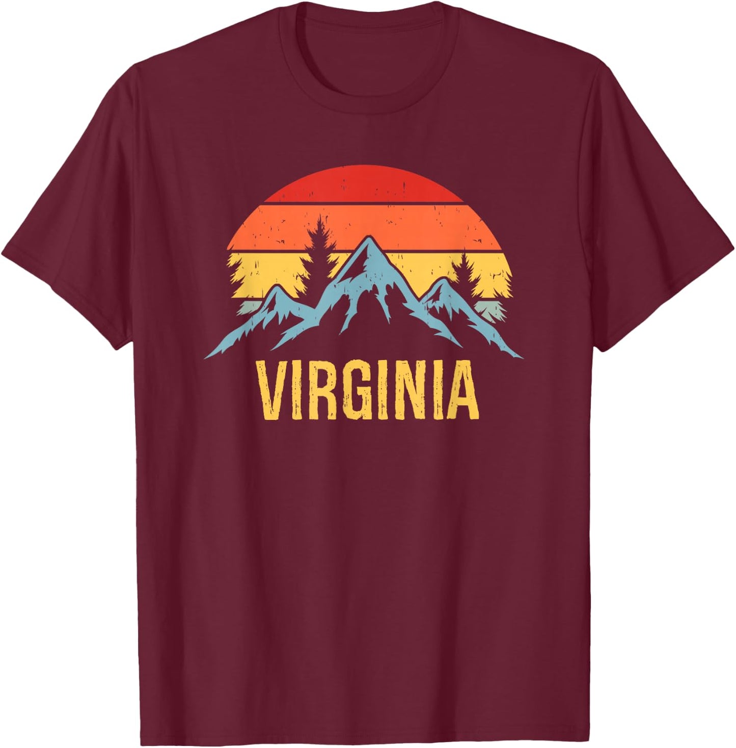 Virginia T-Shirt - T-Shirt | Maroon