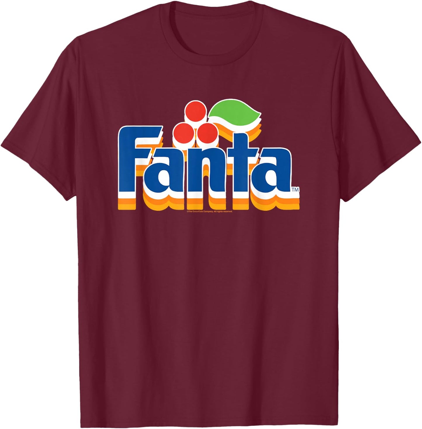 Coca-Cola - Stacked Fanta Logo T-Shirt - T-Shirt | Maroon
