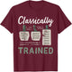 Three Pedals Classically Trained Manual Transmission Racing T-Shirt - T-Shirt | Maroon