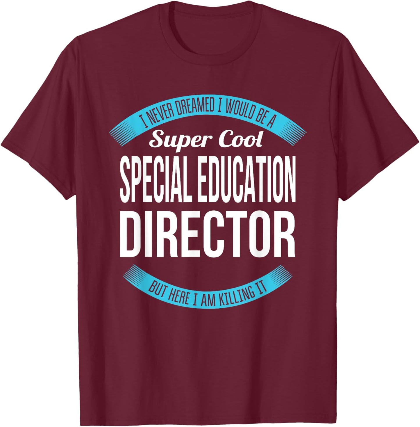 Special Education Director Funny Gift T-Shirt - T-Shirt | Maroon