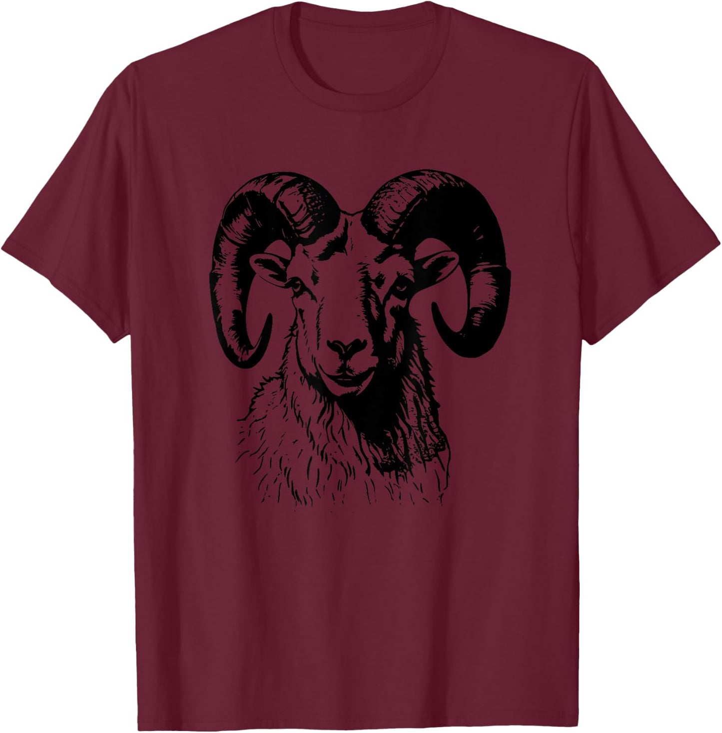 Bighorn Sheep Big Horn Sheep T-Shirt - T-Shirt | Maroon