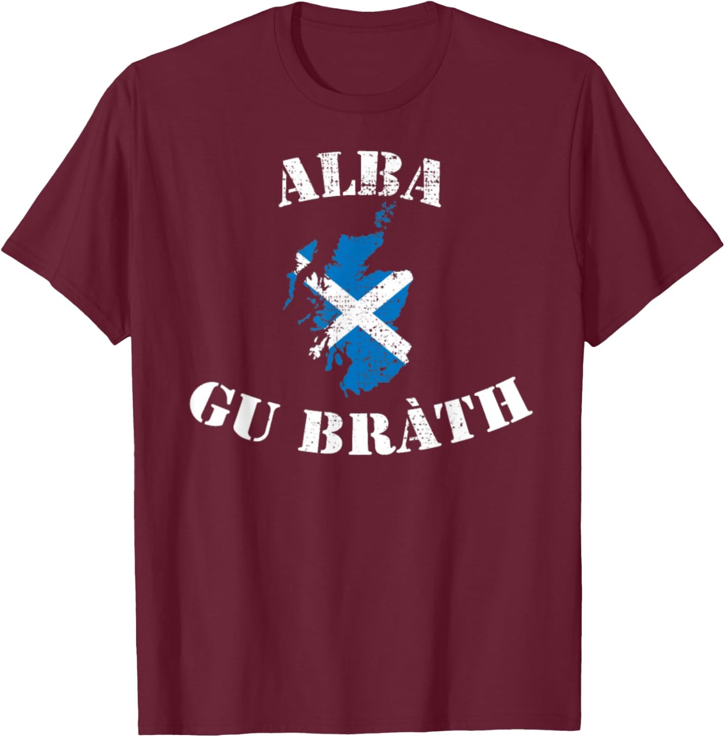 Scotland Forever I Alba Gu Brath T-Shirt - T-Shirt | Maroon