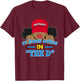 From Detroit The D Afro Puffs Woman Hometown T-Shirt - T-Shirt | Maroon