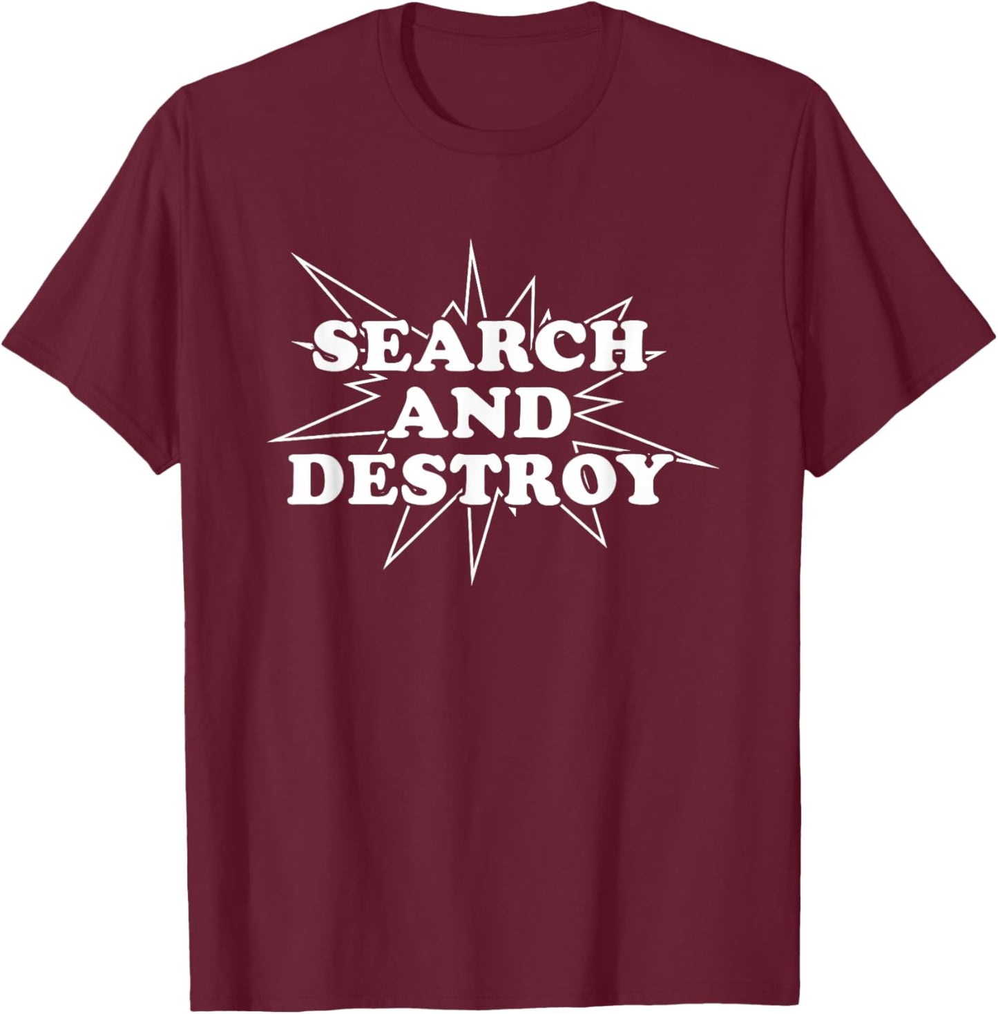 Search And Destroy Apparel T-Shirt - T-Shirt | Maroon