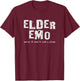 Designs Merch Punk Gothic Clothing Elder Emo , Men's -Adults Black Short Sleeve Modern Gothic Gothic , Small T-Shirt - T-Shirt | Maroon