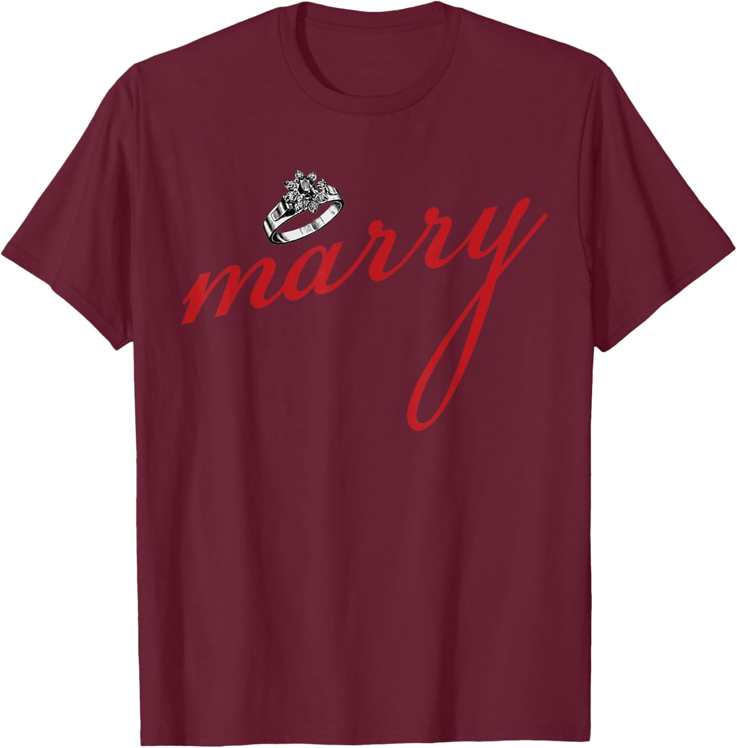 Kiss Marry Kill Girls Group Trio Good Girl Marry Costume T-Shirt - T-Shirt | Maroon