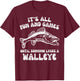 All Fun Games Until Loses Walleye Funny Fishing Men Women T-Shirt - T-Shirt | Maroon