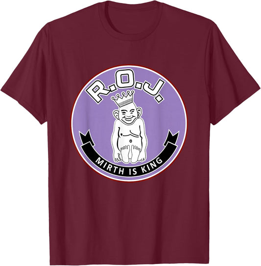 Royal Order of Jesters Mirth King Shriner Mason Father's Day T-Shirt - T-Shirt | Maroon