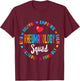 Rheumatology Squad Nurse Team Registered Nursing T-Shirt - T-Shirt | Maroon