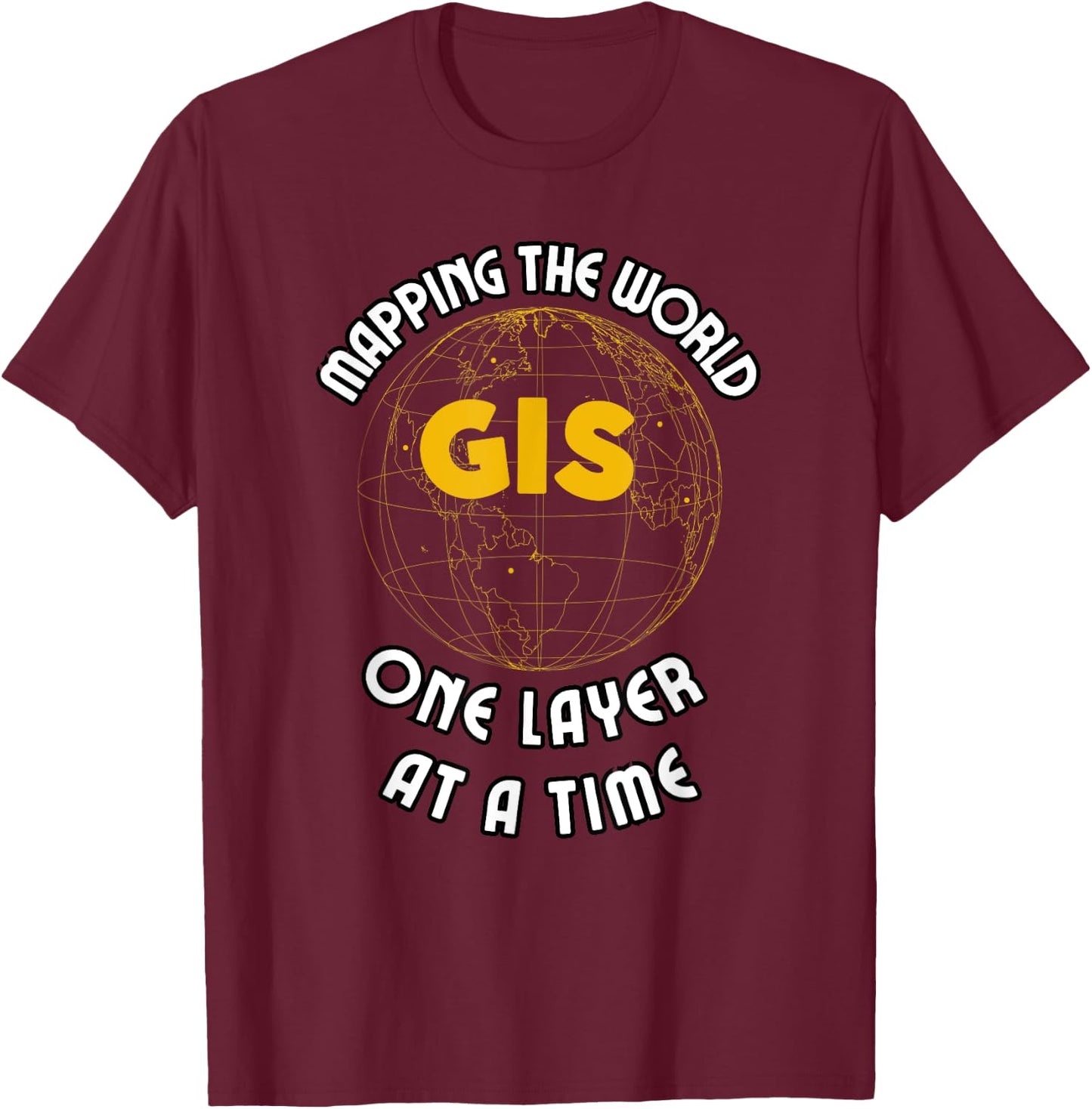 Creamala GIS - Women's, -Adults & Kids, Black, Short Sleeve, Small, Regular Fit, Modern Casual, World Theme, Halloween, Christmas, Birthday T-Shirt - T-Shirt | Maroon