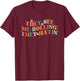 They See Me Rolling The Hatin Groovy Funny Men Women T-Shirt - T-Shirt | Maroon