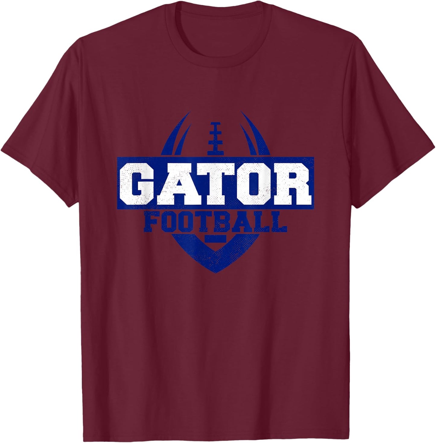 Dickinson Gators Football -Dickinson High School - Football T-Shirt - T-Shirt | Maroon