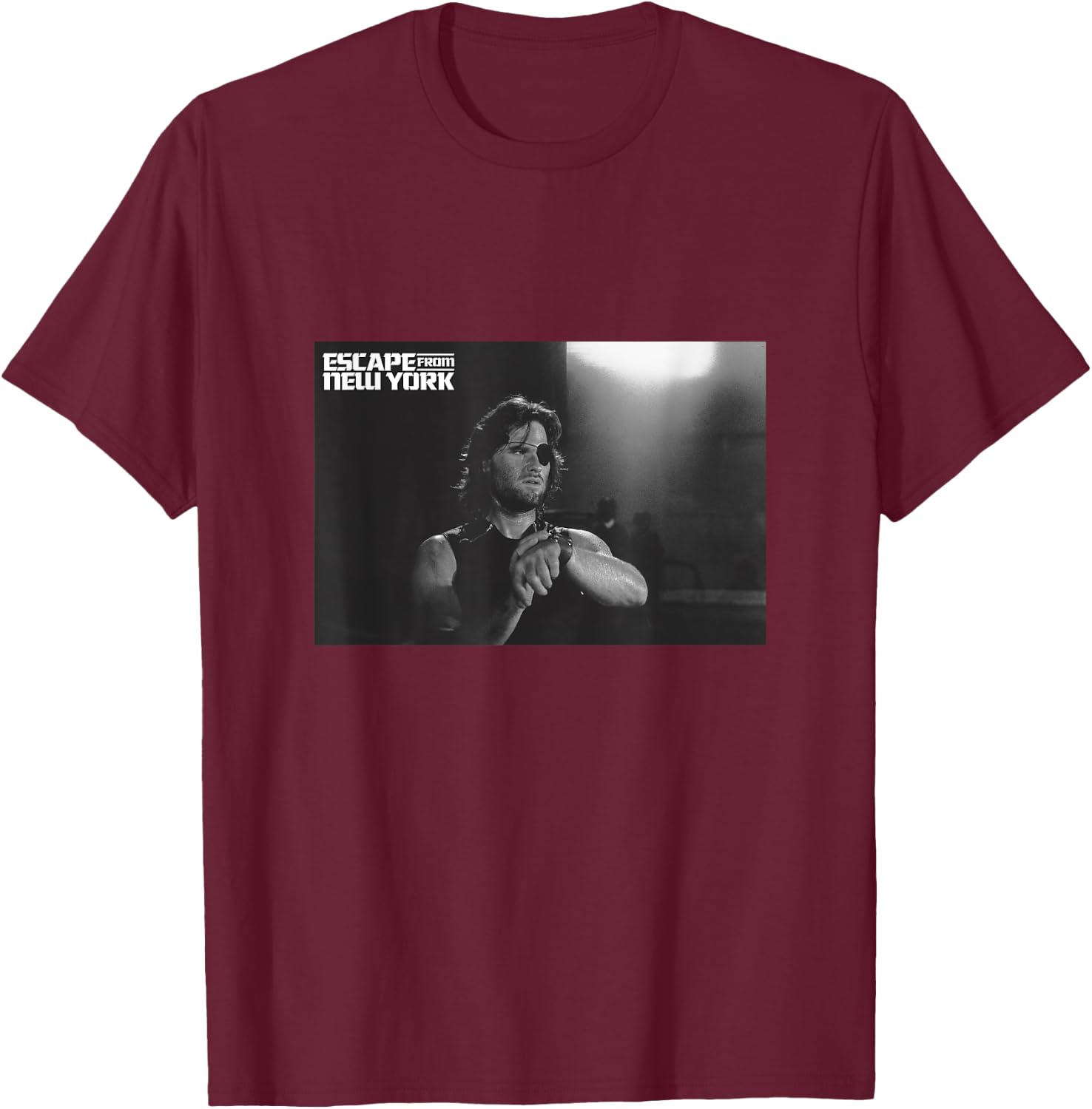 Escape From New York Snake Watch T-Shirt - T-Shirt | Maroon