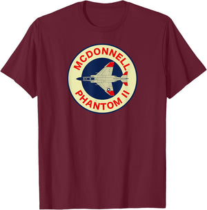 F-4 Phantom II Patch T-Shirt - T-Shirt | Maroon
