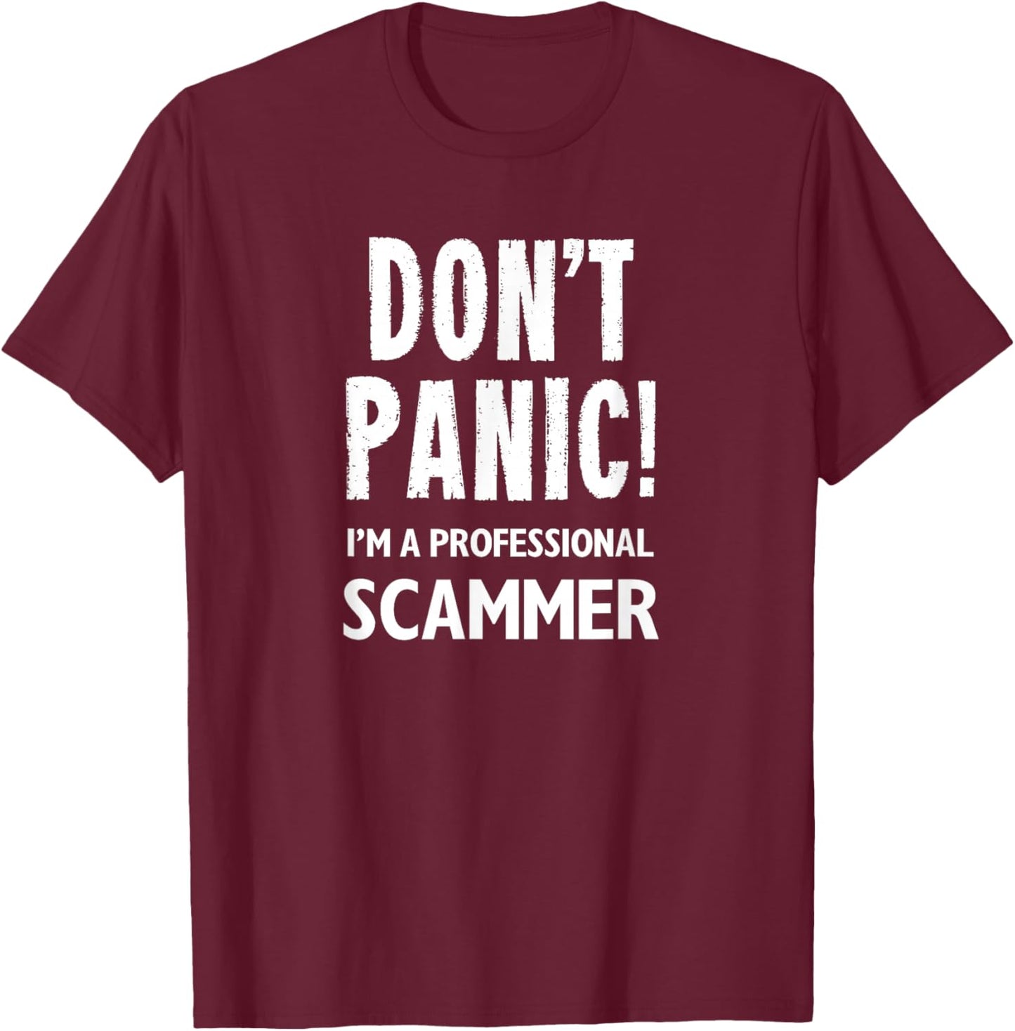 Scammer T-Shirt - T-Shirt | Maroon