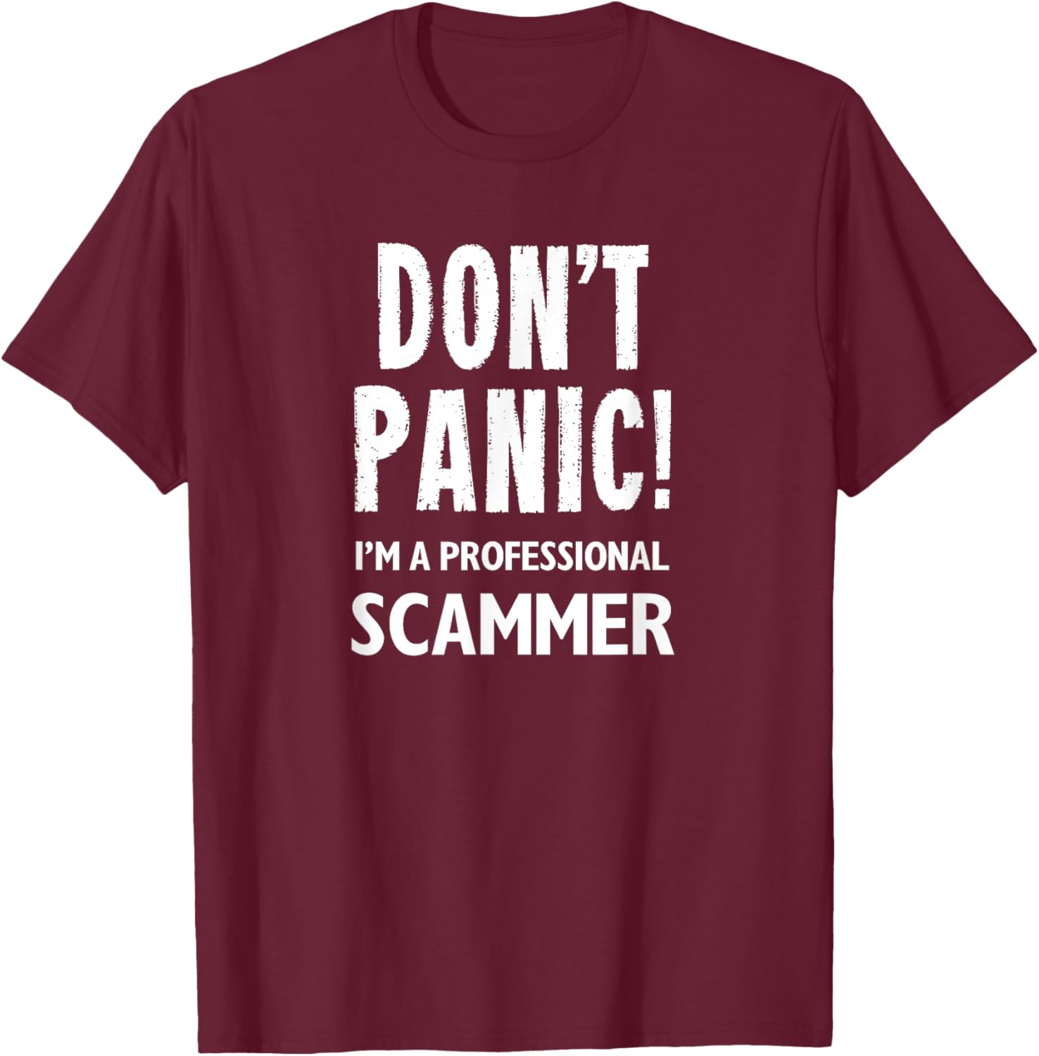 Scammer T-Shirt - T-Shirt | Maroon
