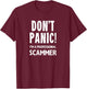 Scammer T-Shirt - T-Shirt | Maroon
