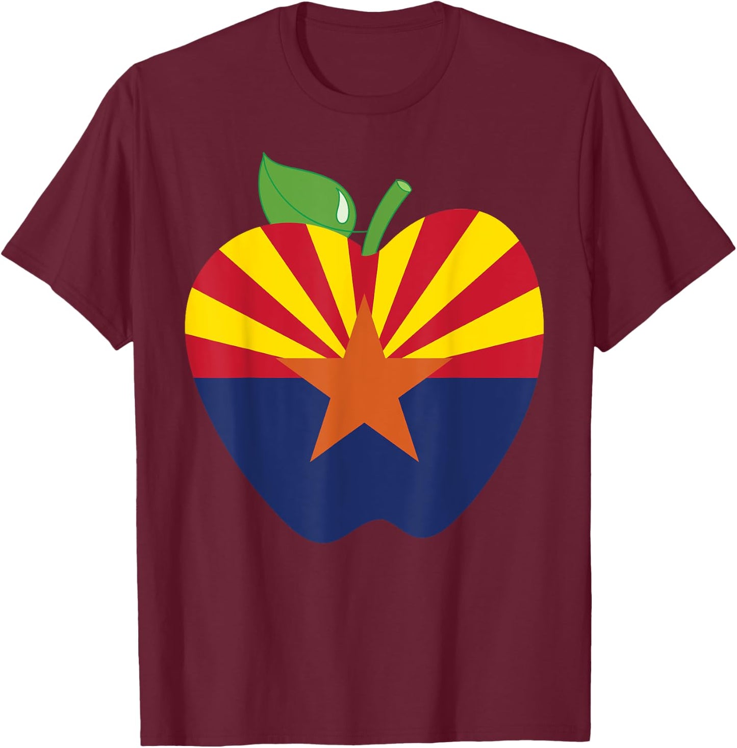 Arizona Teacher Apple For Teacher National Day 2019 Women Kids T-Shirt - T-Shirt | Maroon