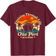Cruising Through Life One Port at a Time 2024 Cruisin Crew T-Shirt - T-Shirt | Maroon