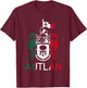Autlan Jalisco Estado De Mexico Escudo Eagle Aguila T-Shirt - T-Shirt | Maroon